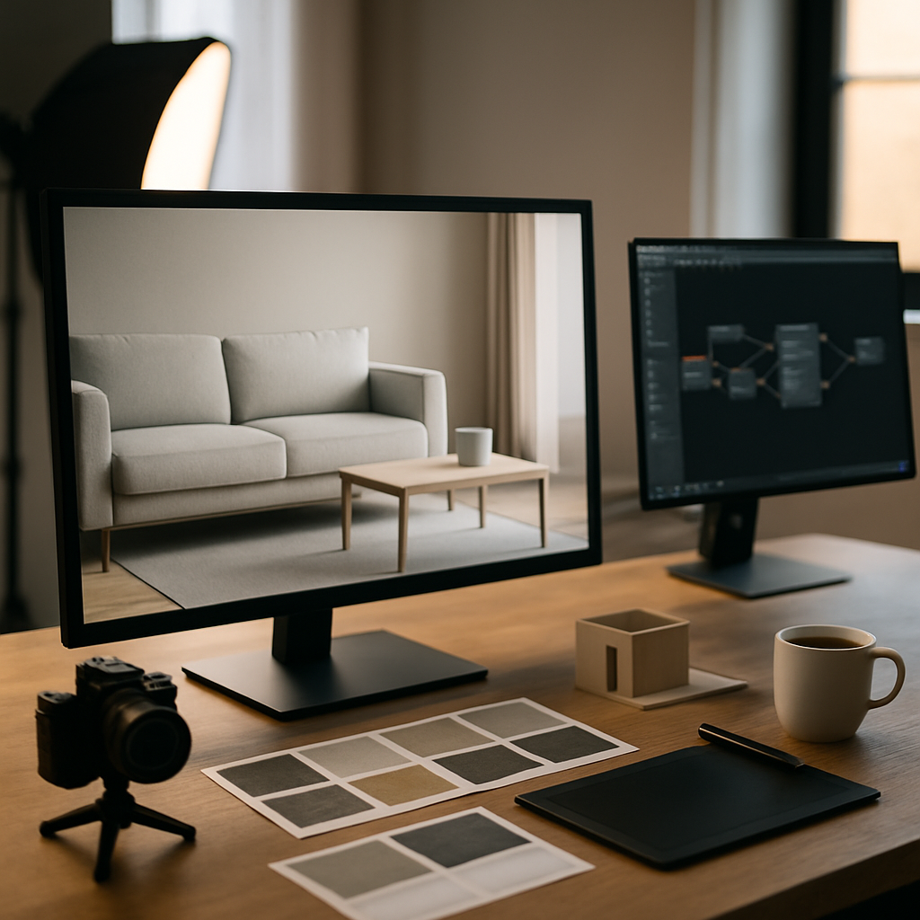 Photorealistische Render-Workflows und Lichtsetzung bei 3-dimages